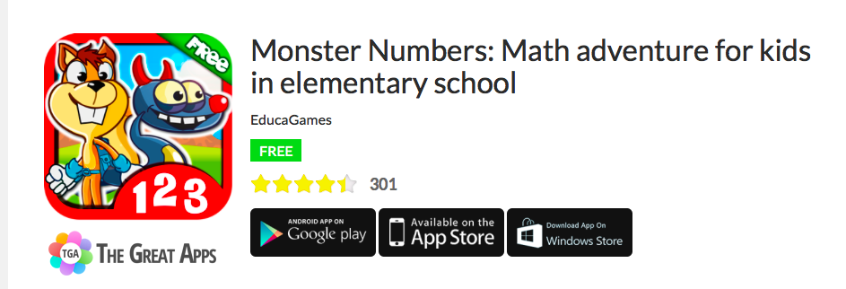 Monster Numbers -the great apps